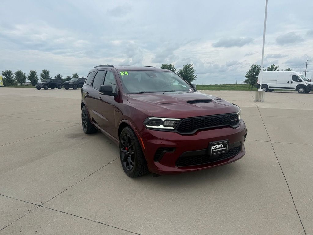 2024 Dodge Durango R/T Premium AWD in Octane Red Pearlcoat — front three-quarter view