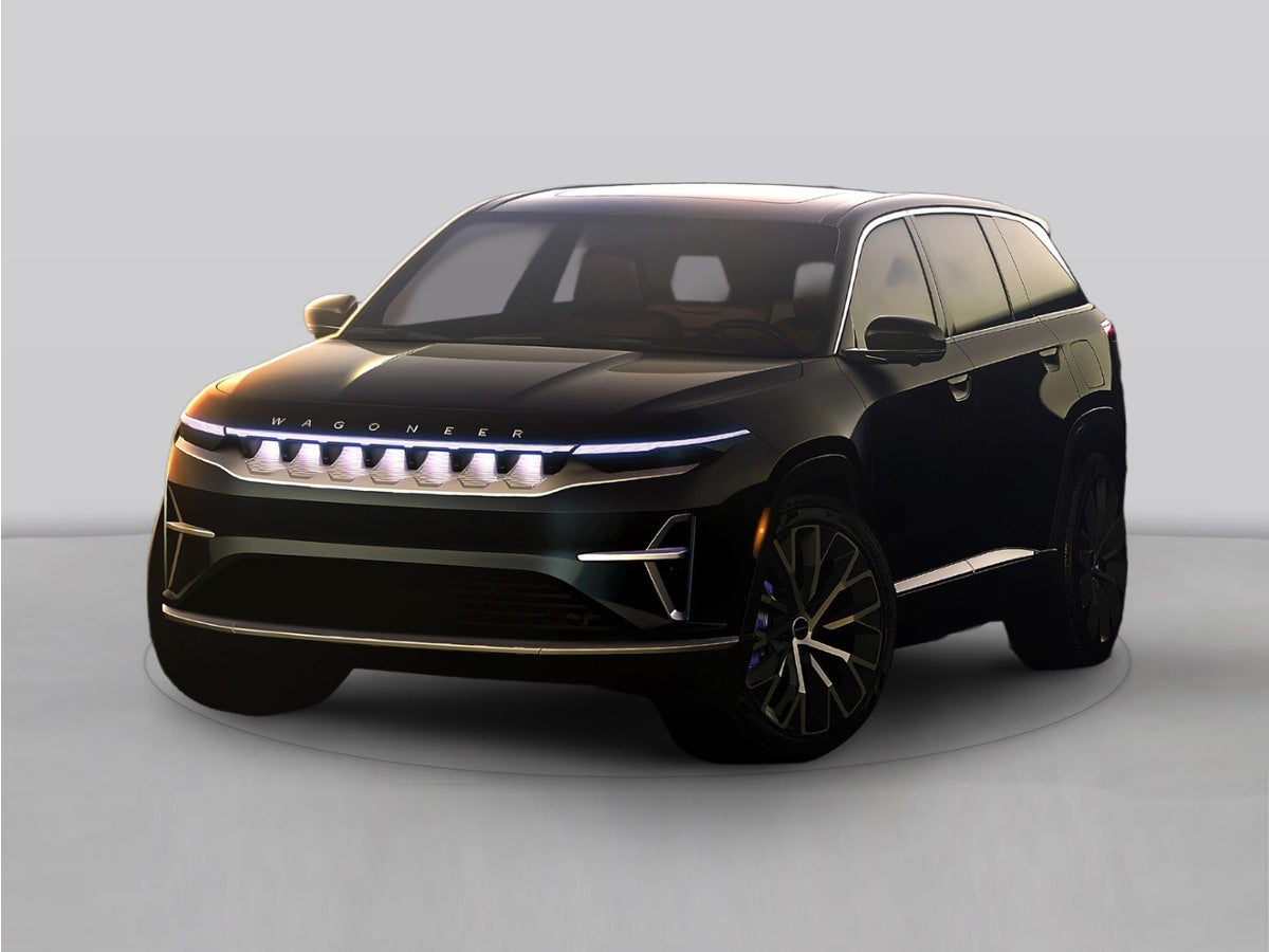 2024 Jeep Wagoneer S Launch Edition in Bright White Clearcoat — front three-quarter view