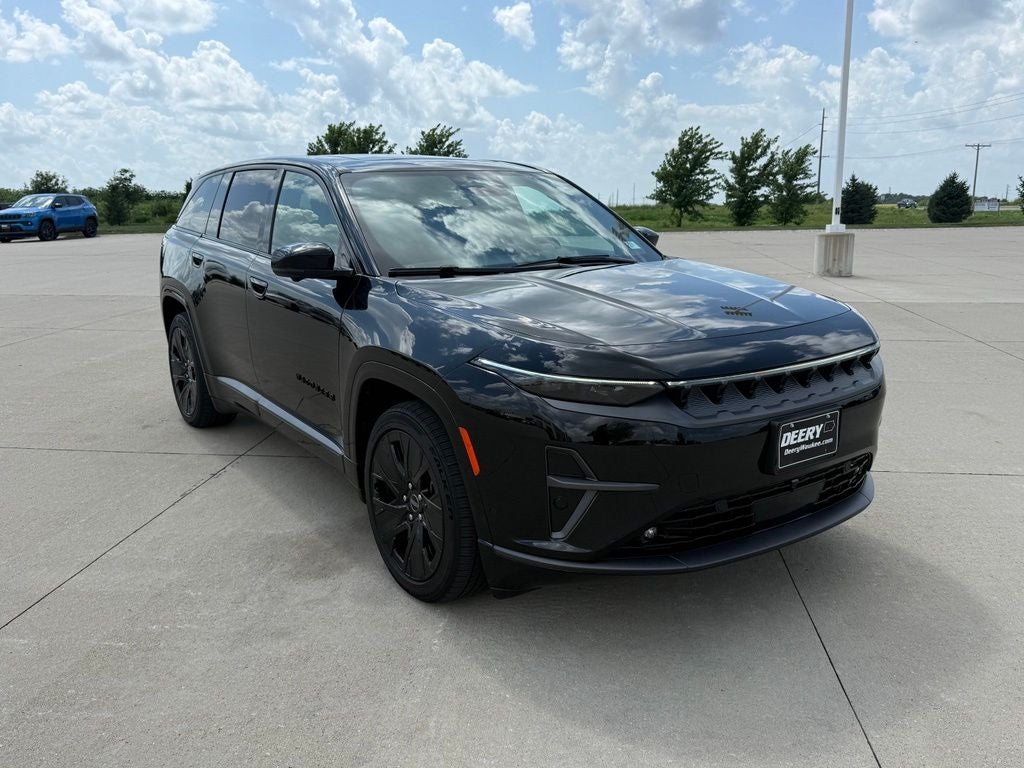 2024 Jeep Wagoneer S Launch Edition in Diamond Black Crystal Pearlcoat — front three-quarter view