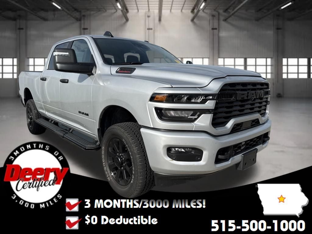 2026 RAM 2500 Big Horn Crew Cab 4x4 6'4' Box in Silver Zynith — front three-quarter view