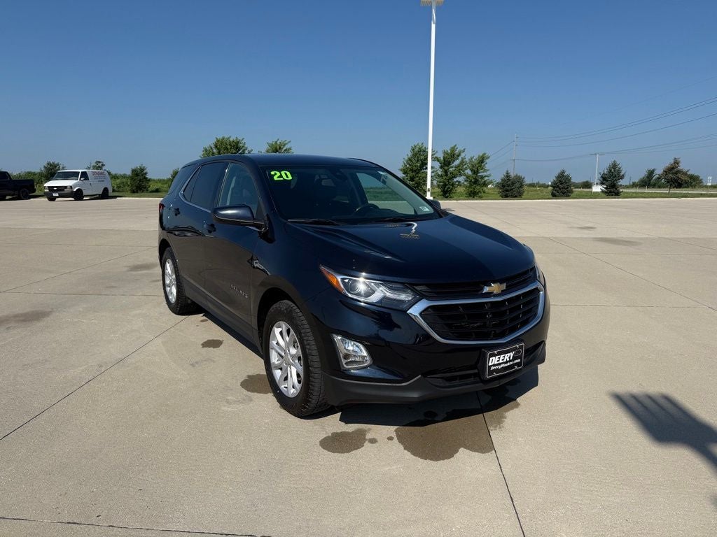 2020 Chevrolet Equinox AWD LT 1.5L Turbo in Midnight Blue Metallic — front three-quarter view